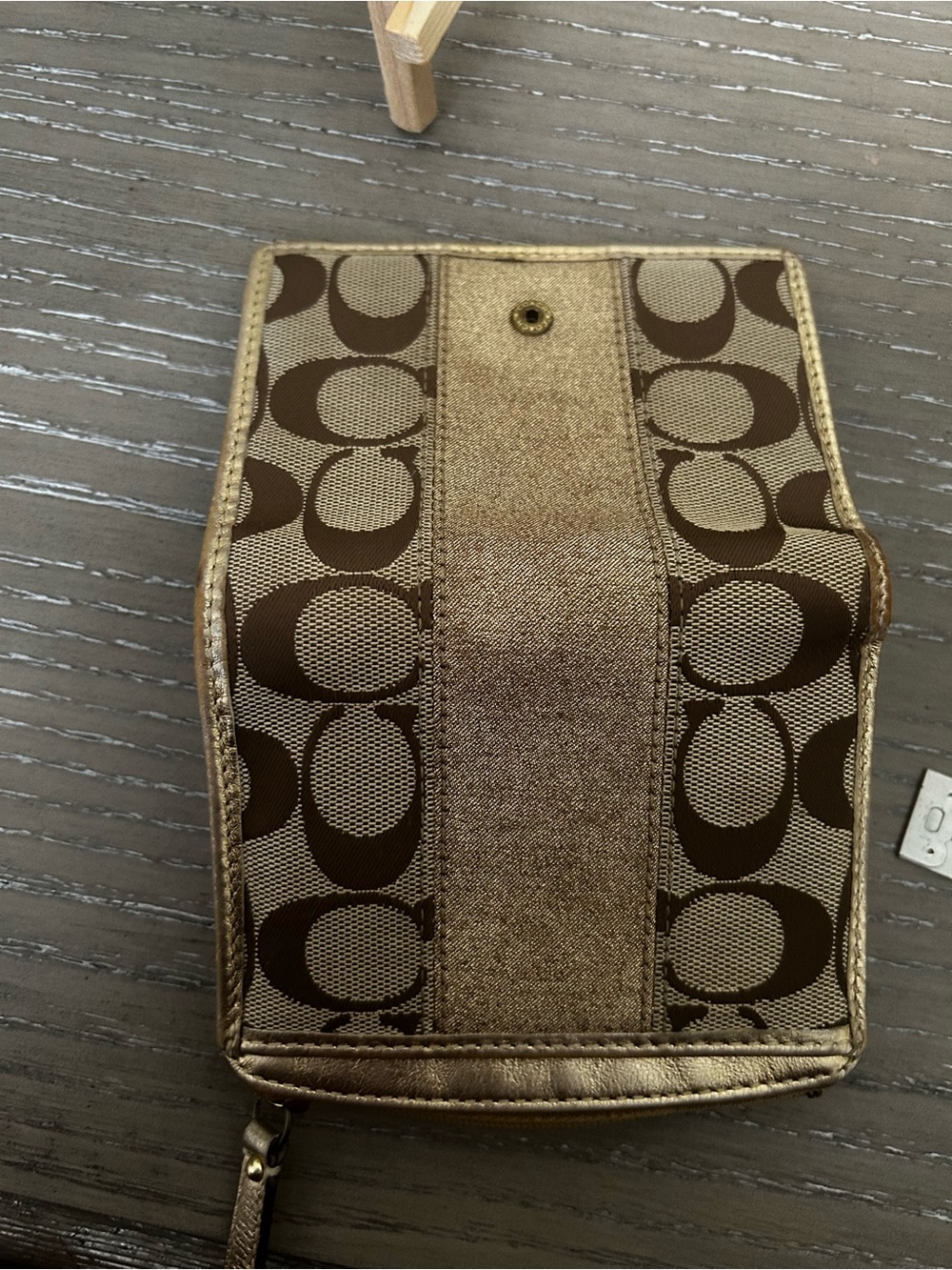 COACH Ergo Signature Wallet with signature 'C' canvas panels - Picture 11 of 13